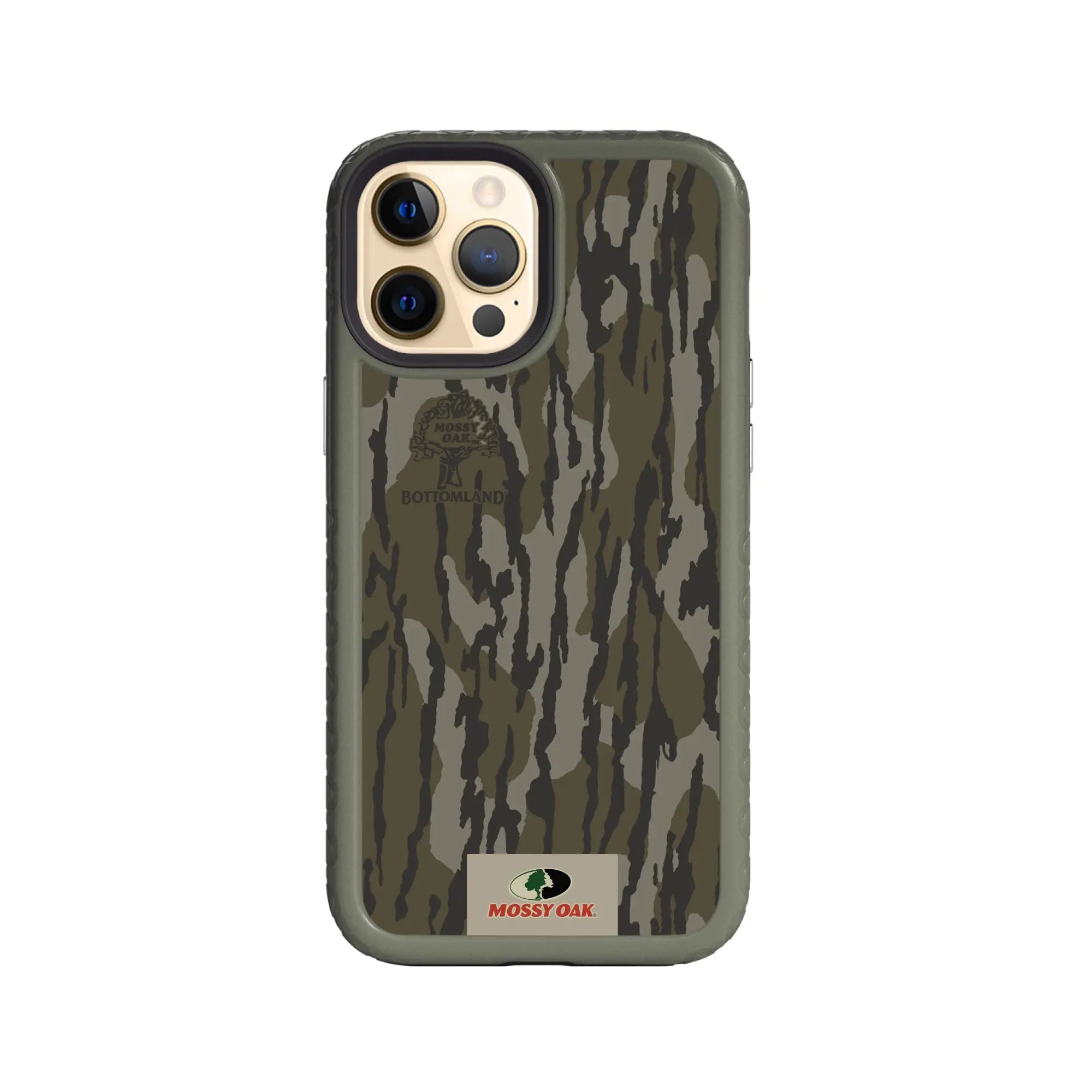 Mossy Oak Fortitude Series for Apple iPhone 12 Pro Max - Bottomland Orig - Custom Case - OliveDrabGreen - cellhelmet