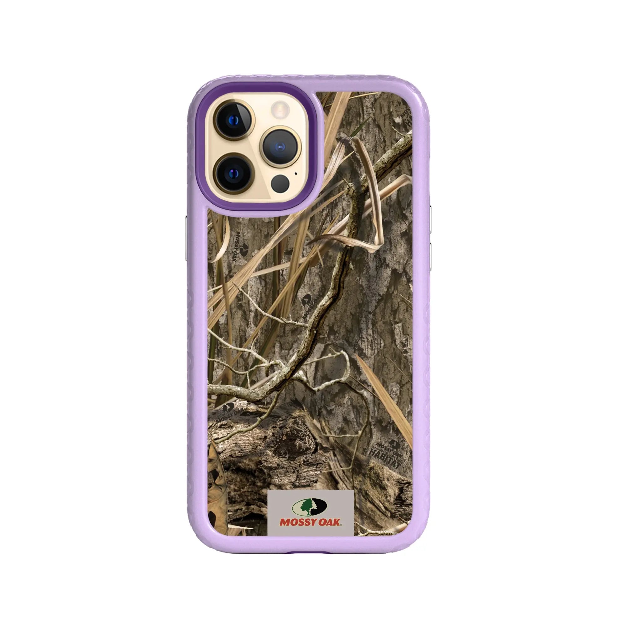 Mossy Oak Fortitude Series for Apple iPhone 12 Pro Max - Shadow Grass - Custom Case - LilacBlossomPurple - cellhelmet