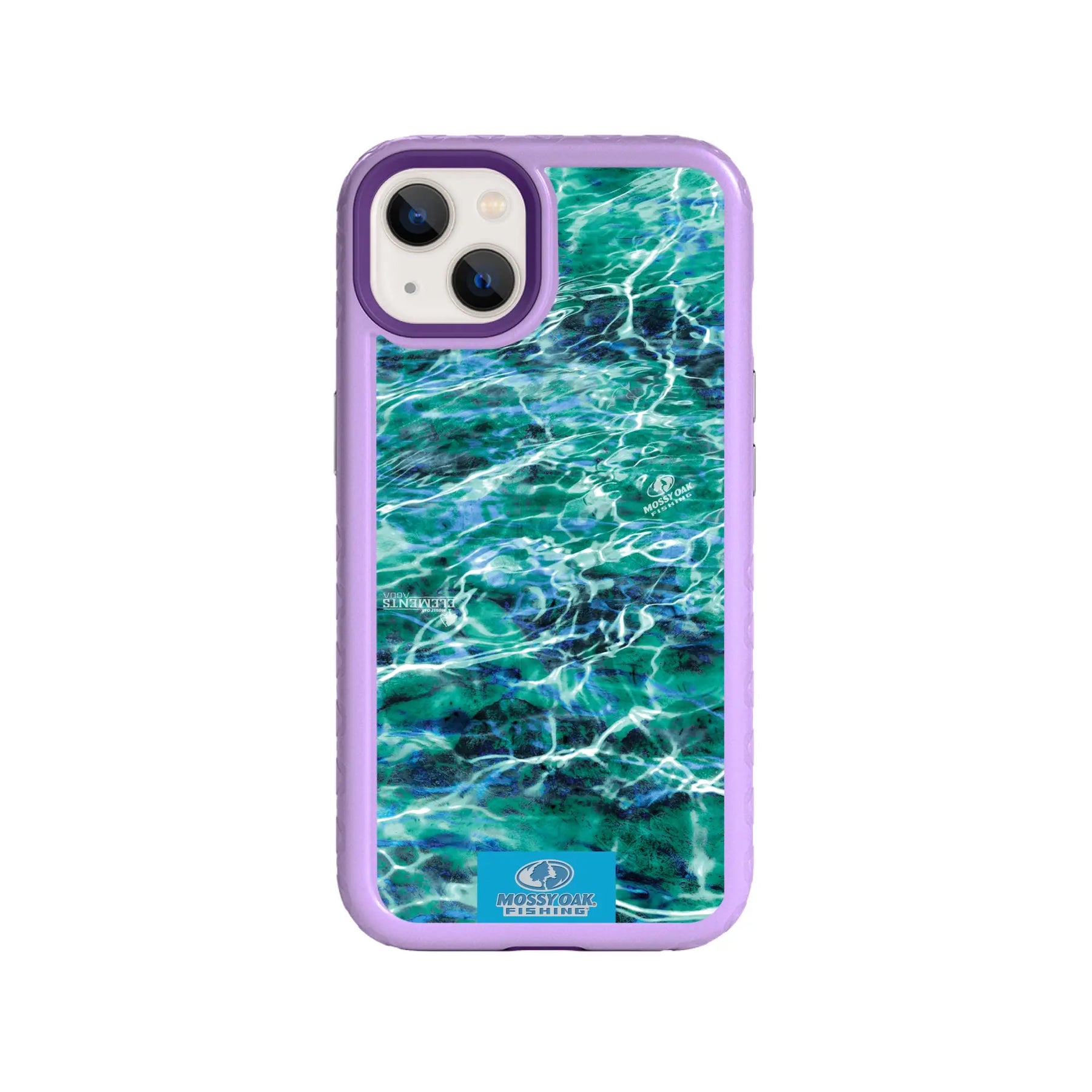 Mossy Oak Fortitude Series for Apple iPhone 13 - Agua Seafoam - Custom Case - LilacBlossomPurple - cellhelmet