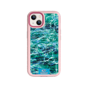 Mossy Oak Fortitude Series for Apple iPhone 13 - Agua Seafoam - Custom Case - PinkMagnolia - cellhelmet