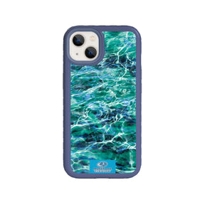 Mossy Oak Fortitude Series for Apple iPhone 13 - Agua Seafoam - Custom Case - SlateBlue - cellhelmet