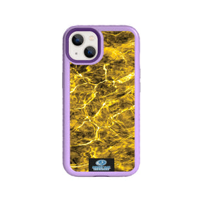 Mossy Oak Fortitude Series for Apple iPhone 13 - Agua Yellowfin - Custom Case - LilacBlossomPurple - cellhelmet