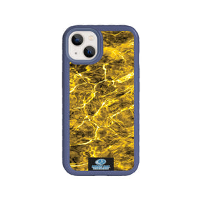 Mossy Oak Fortitude Series for Apple iPhone 13 - Agua Yellowfin - Custom Case - SlateBlue - cellhelmet
