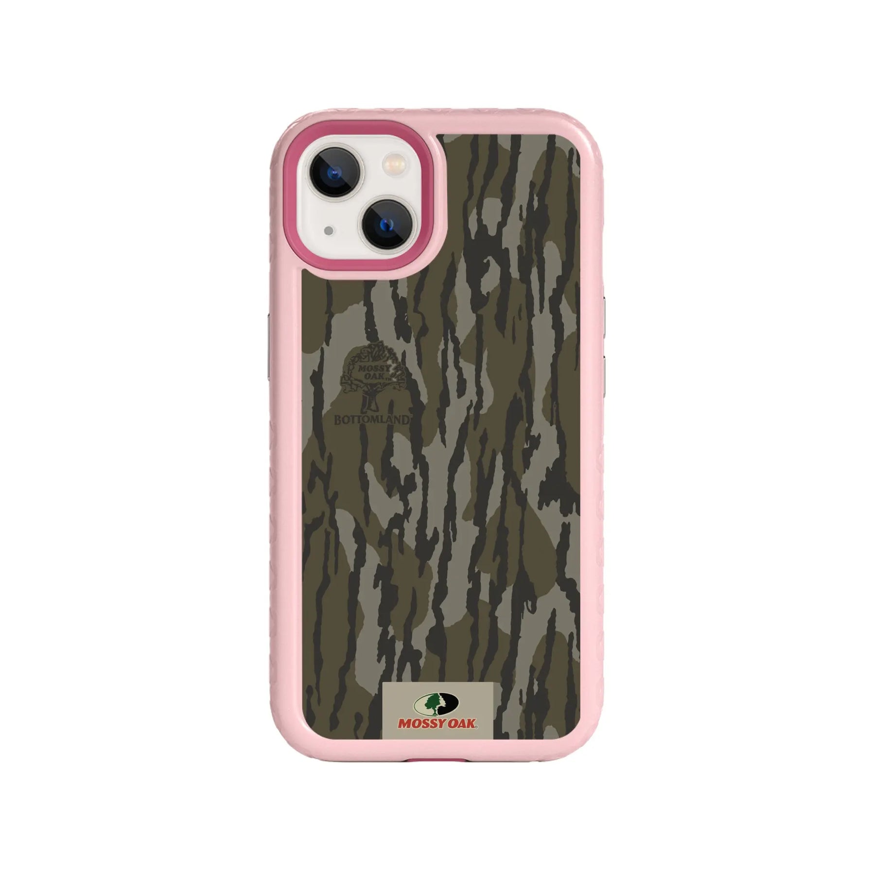 Mossy Oak Fortitude Series for Apple iPhone 13 - Bottomland Orig - Custom Case - PinkMagnolia - cellhelmet