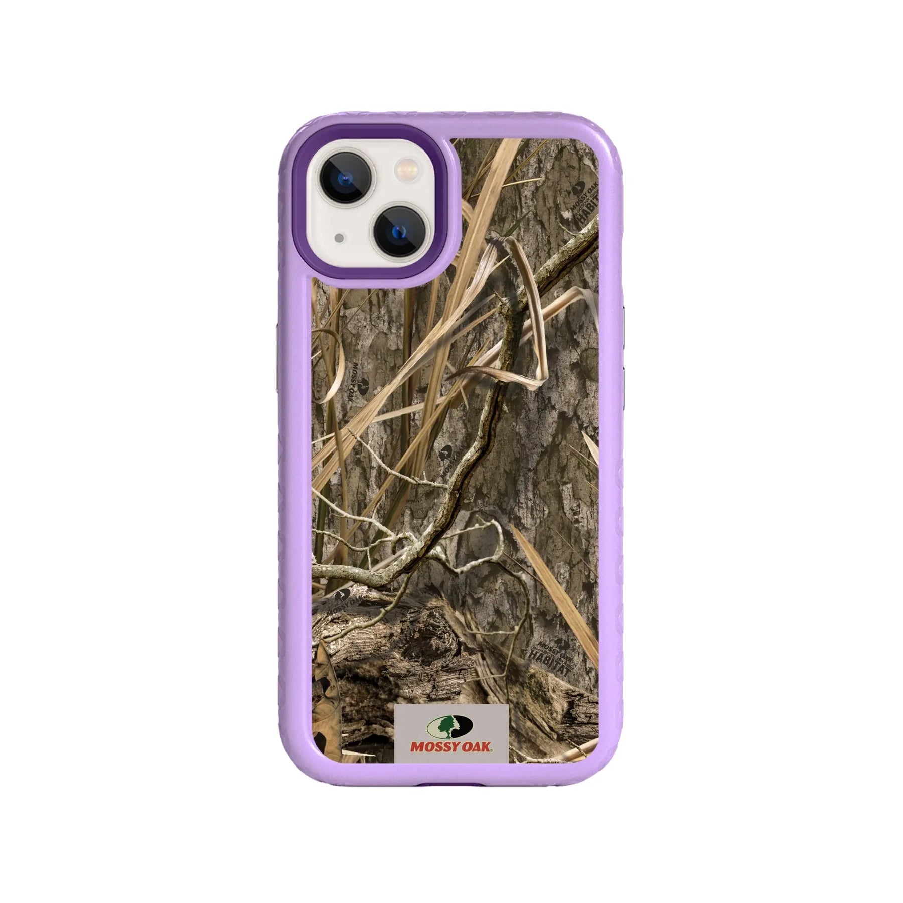Mossy Oak Fortitude Series for Apple iPhone 13 - Shadow Grass - Custom Case - LilacBlossomPurple - cellhelmet