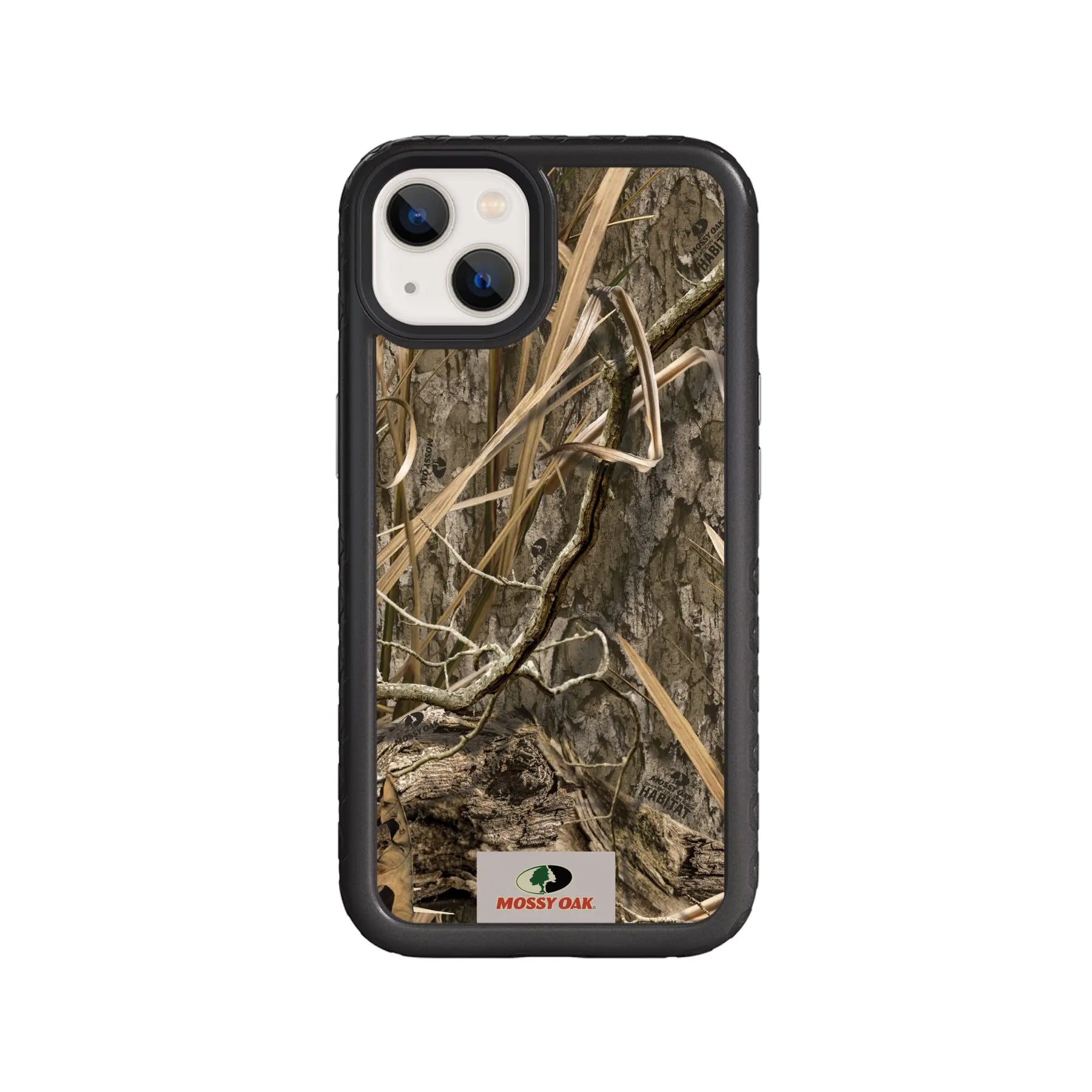 Mossy Oak Fortitude Series for Apple iPhone 13 - Shadow Grass - Custom Case - OnyxBlack - cellhelmet