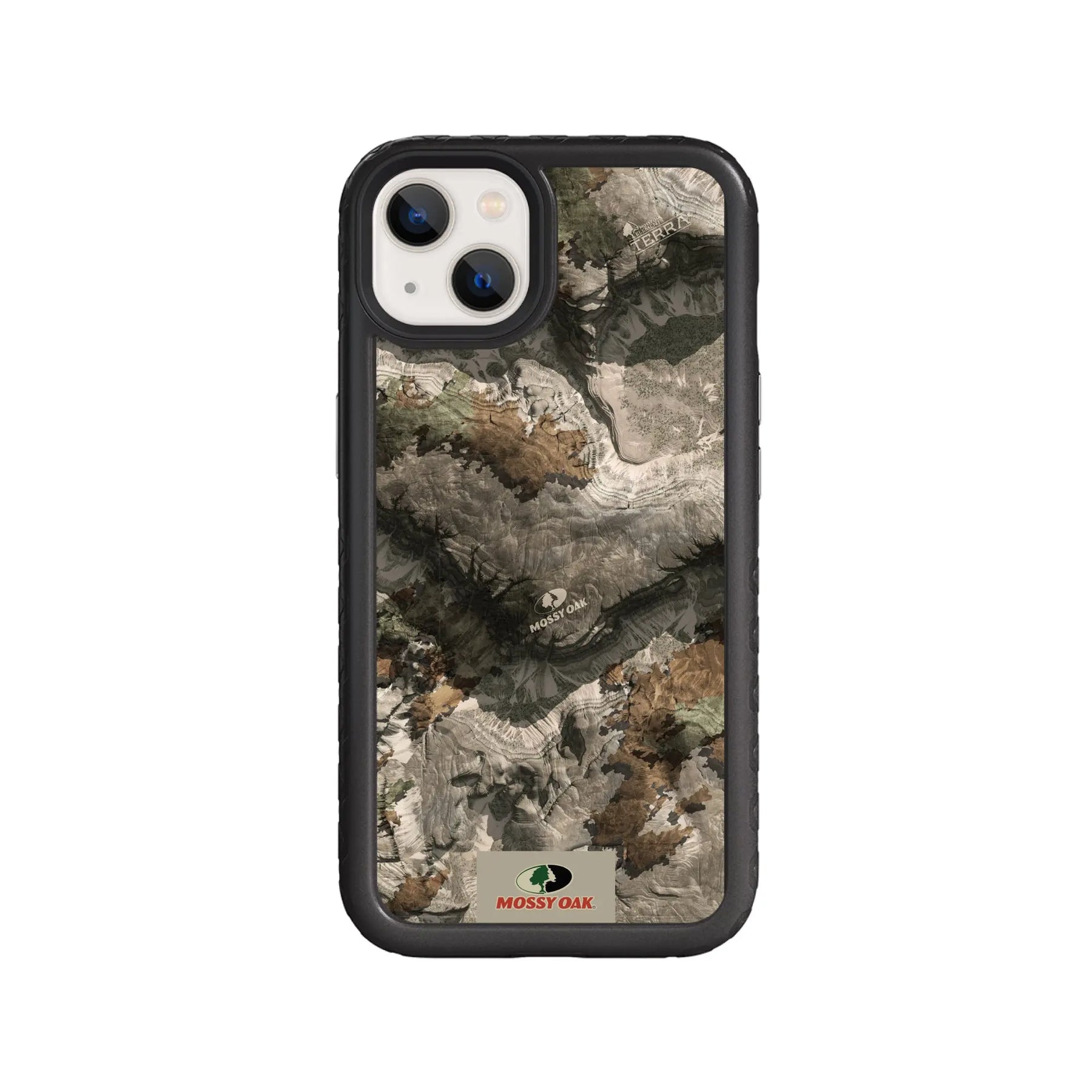 Mossy Oak Fortitude Series for Apple iPhone 13 - Terra Gila - Custom Case - OnyxBlack - cellhelmet