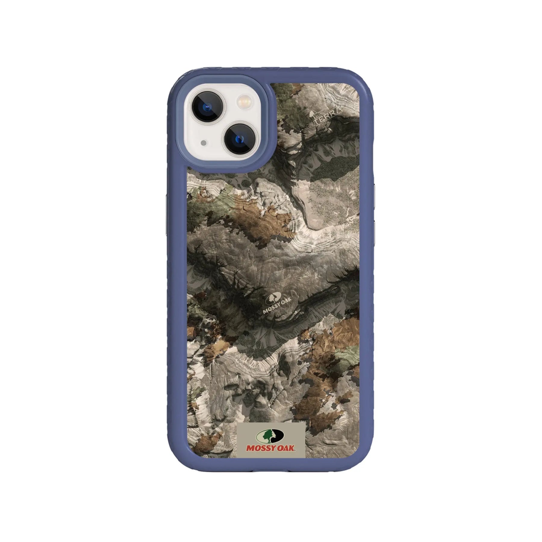 Mossy Oak Fortitude Series for Apple iPhone 13 - Terra Gila - Custom Case - SlateBlue - cellhelmet