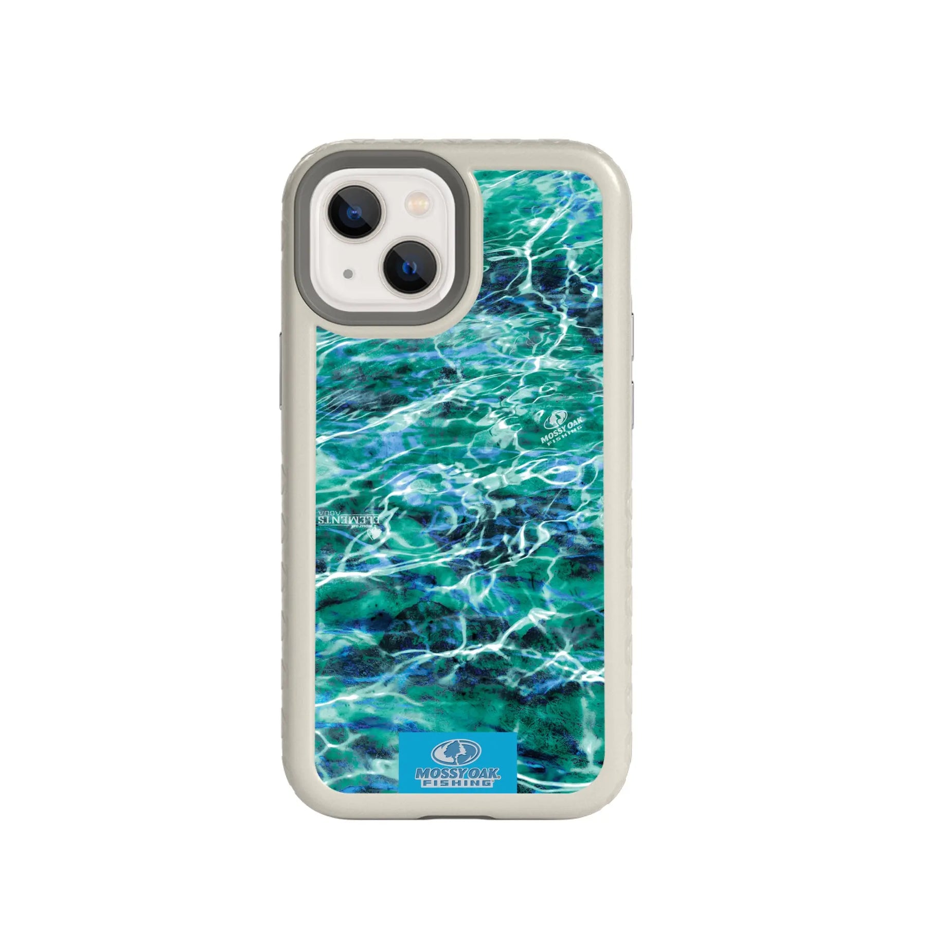 Mossy Oak Fortitude Series for Apple iPhone 13 MIni - Agua Seafoam - Custom Case - Gray - cellhelmet