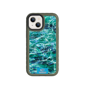 Mossy Oak Fortitude Series for Apple iPhone 13 MIni - Agua Seafoam - Custom Case - OliveDrabGreen - cellhelmet