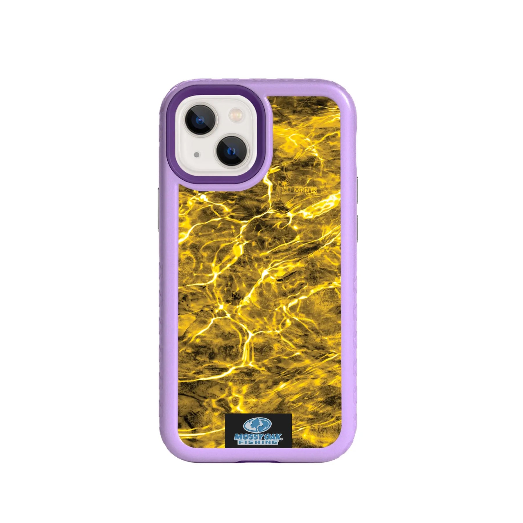 Mossy Oak Fortitude Series for Apple iPhone 13 MIni - Agua Yellowfin - Custom Case - LilacBlossomPurple - cellhelmet