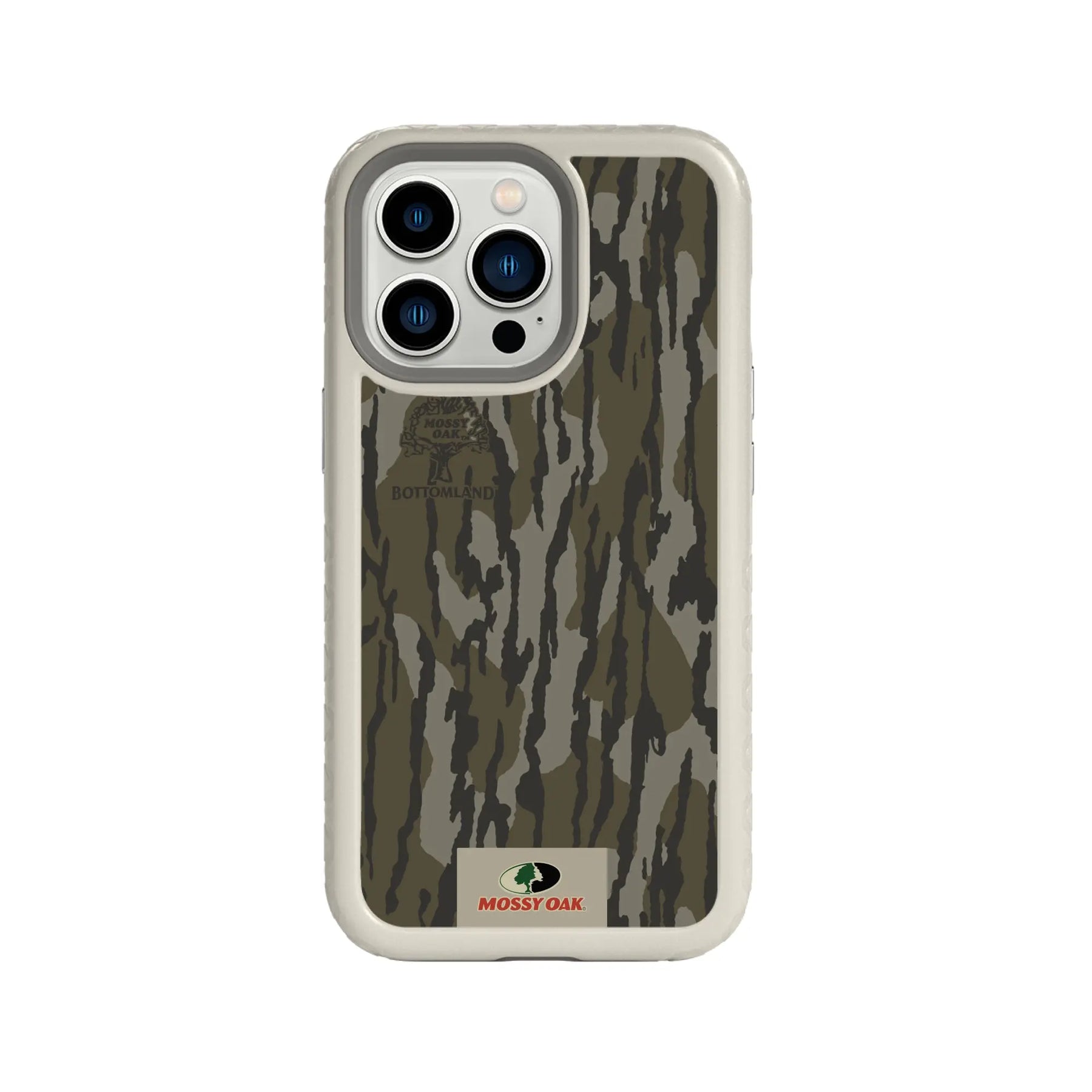Mossy Oak Fortitude Series for Apple iPhone 13 Pro - Bottomland Orig - Custom Case - Gray - cellhelmet