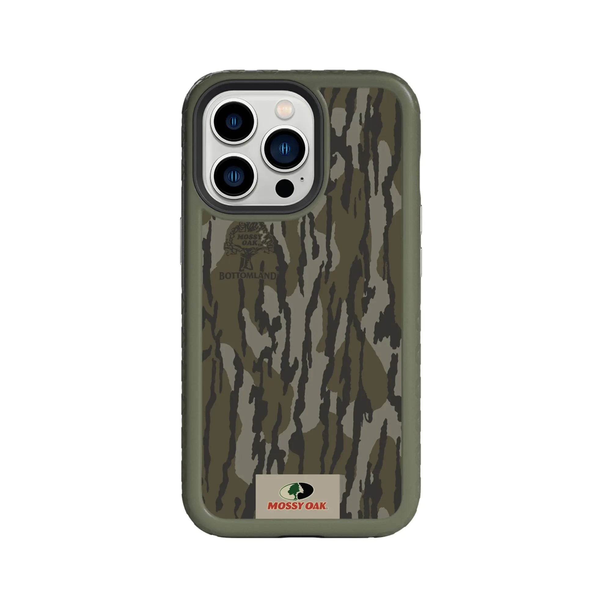 Mossy Oak Fortitude Series for Apple iPhone 13 Pro - Bottomland Orig - Custom Case - OliveDrabGreen - cellhelmet