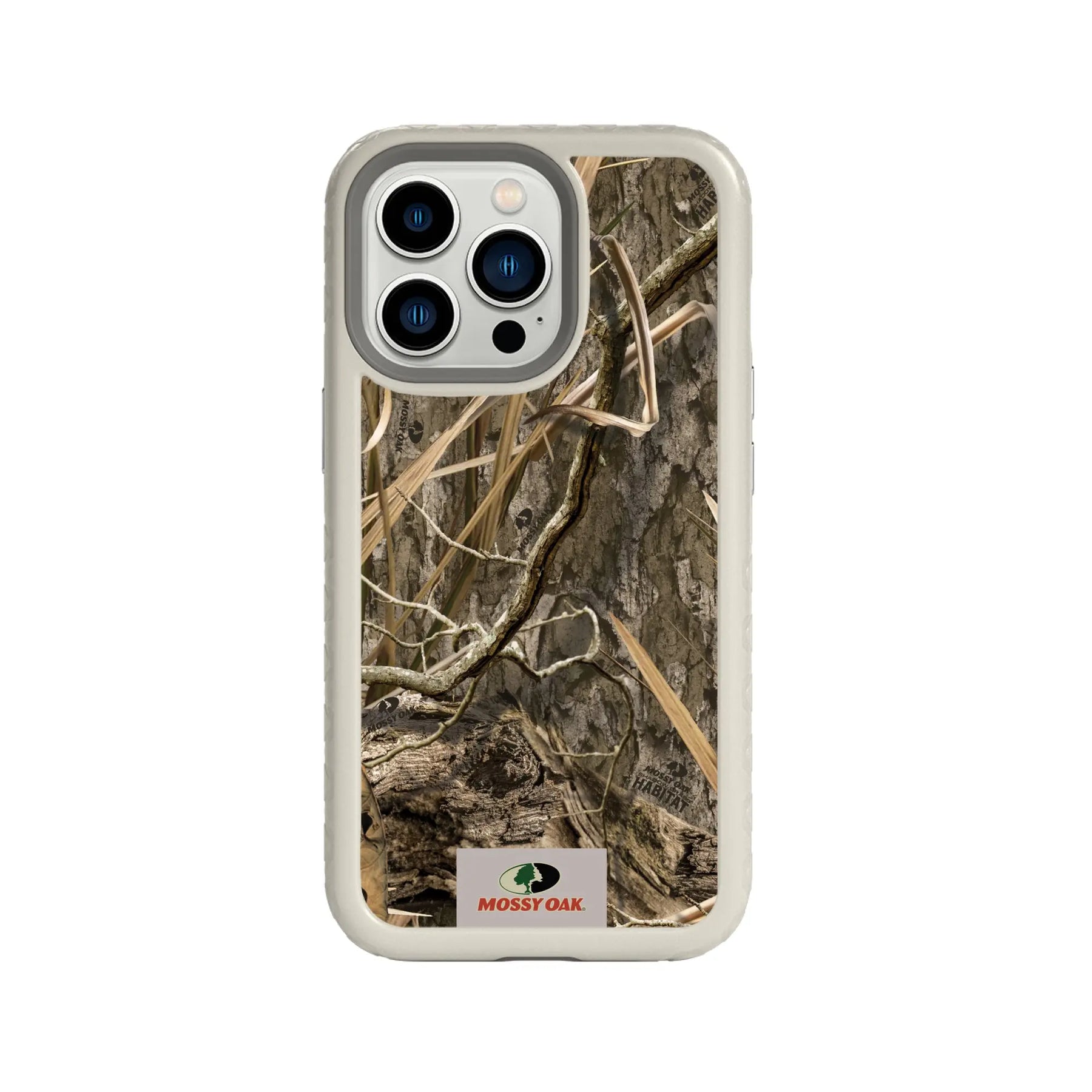 Mossy Oak Fortitude Series for Apple iPhone 13 Pro - Shadow Grass - Custom Case - Gray - cellhelmet