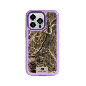Mossy Oak Fortitude Series for Apple iPhone 13 Pro - Shadow Grass - Custom Case - LilacBlossomPurple - cellhelmet