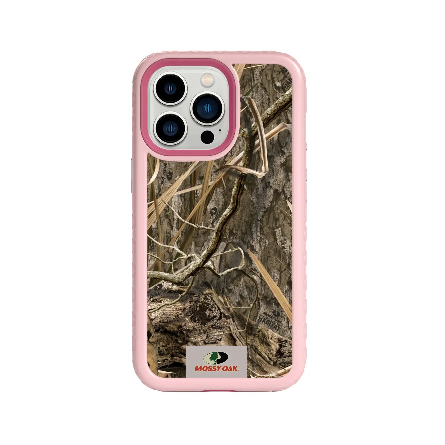 Mossy Oak Fortitude Series for Apple iPhone 13 Pro - Shadow Grass - Custom Case - PinkMagnolia - cellhelmet