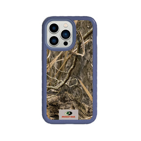 Mossy Oak Fortitude Series for Apple iPhone 13 Pro - Shadow Grass - Custom Case - SlateBlue - cellhelmet