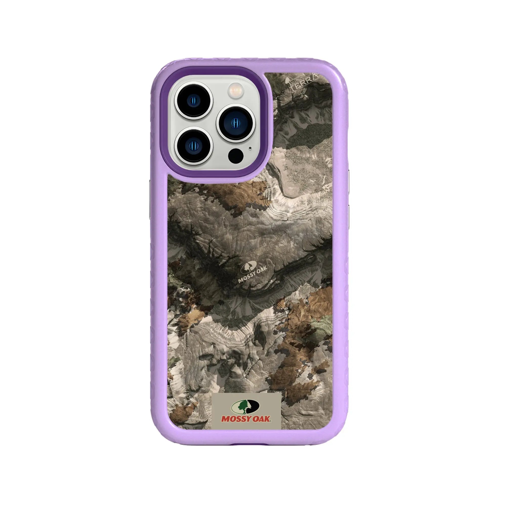 Mossy Oak Fortitude Series for Apple iPhone 13 Pro - Terra Gila - Custom Case - LilacBlossomPurple - cellhelmet