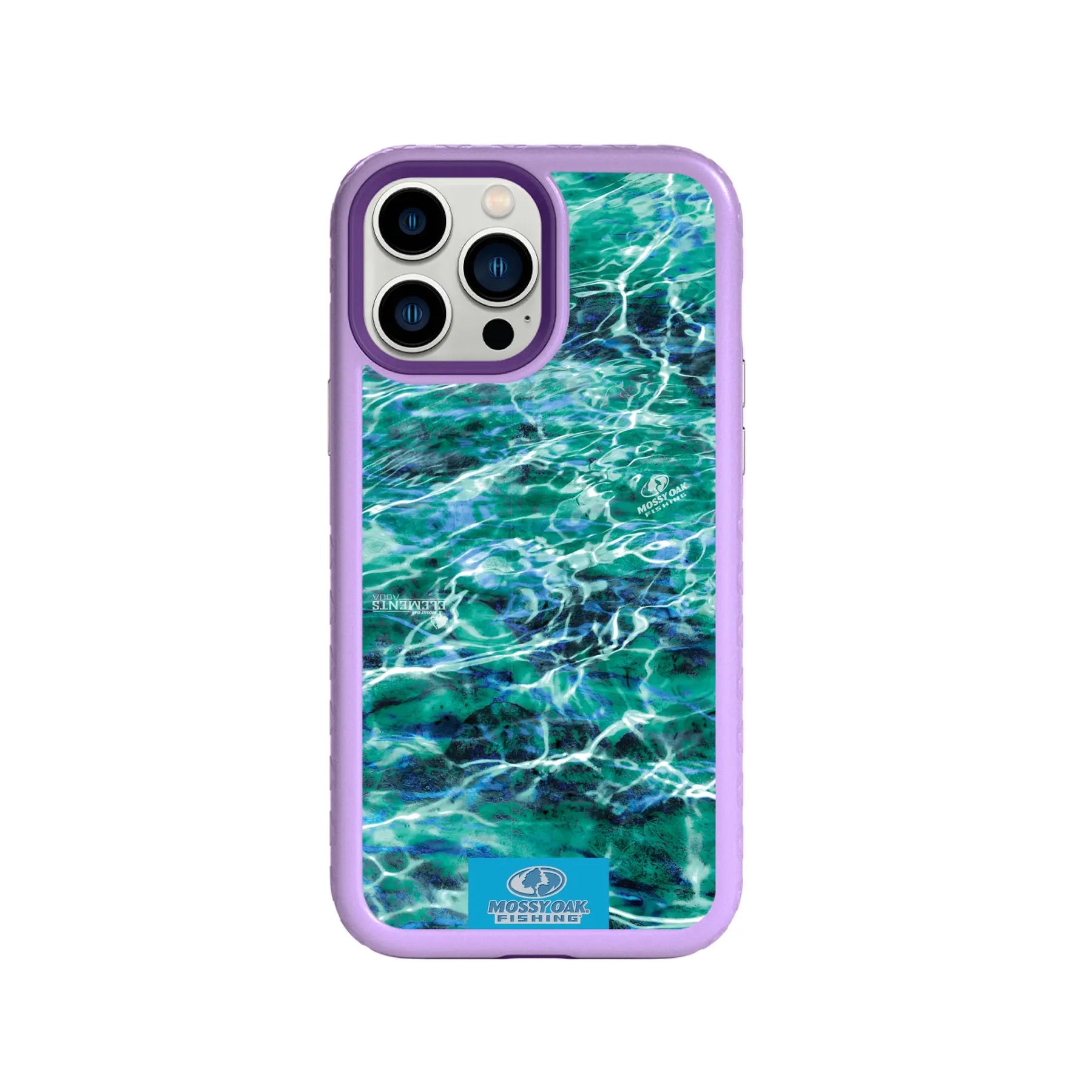 Mossy Oak Fortitude Series for Apple iPhone 13 Pro Max - Agua Seafoam - Custom Case - LilacBlossomPurple - cellhelmet