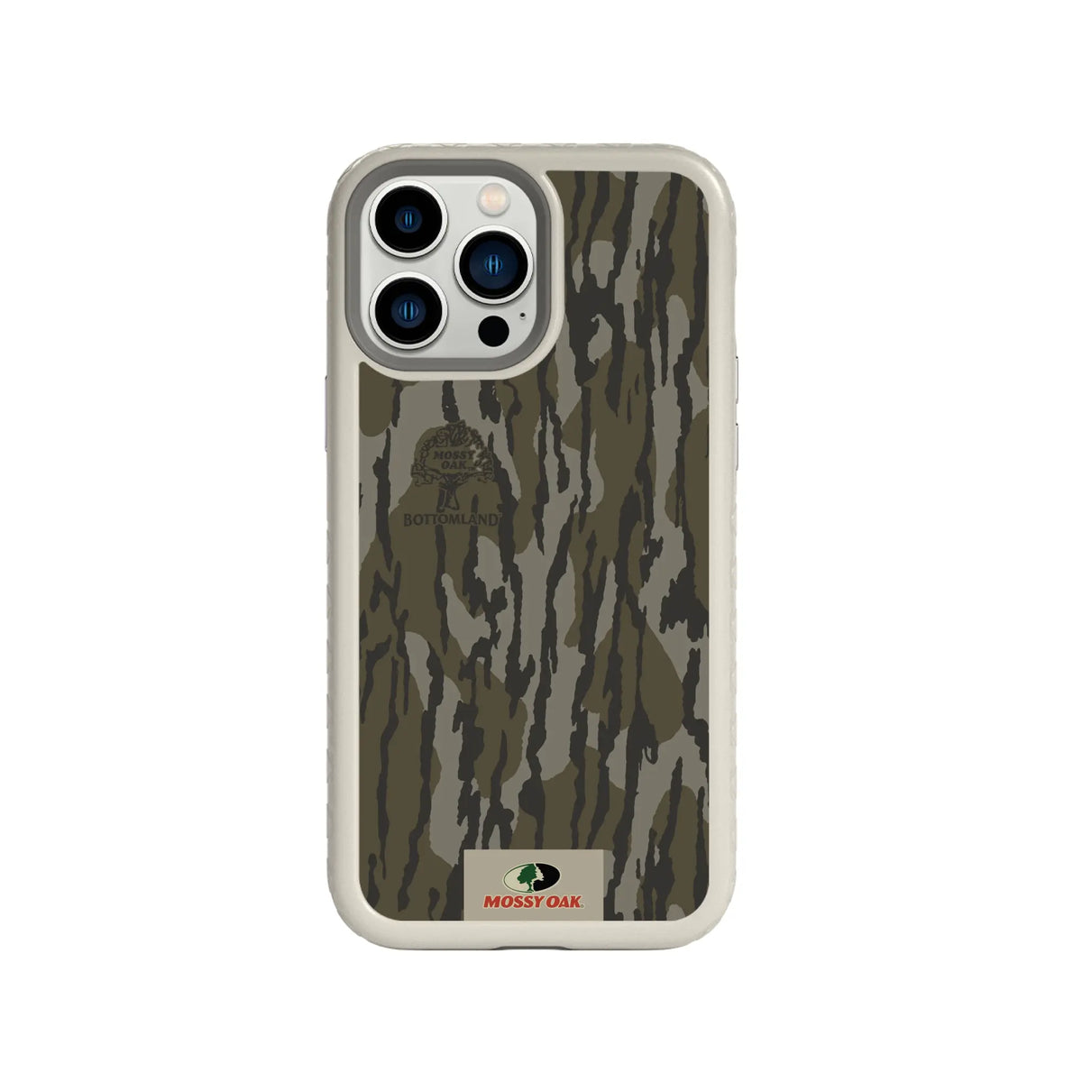 Mossy Oak Fortitude Series for Apple iPhone 13 Pro Max - Bottomland Orig - Custom Case - Gray - cellhelmet