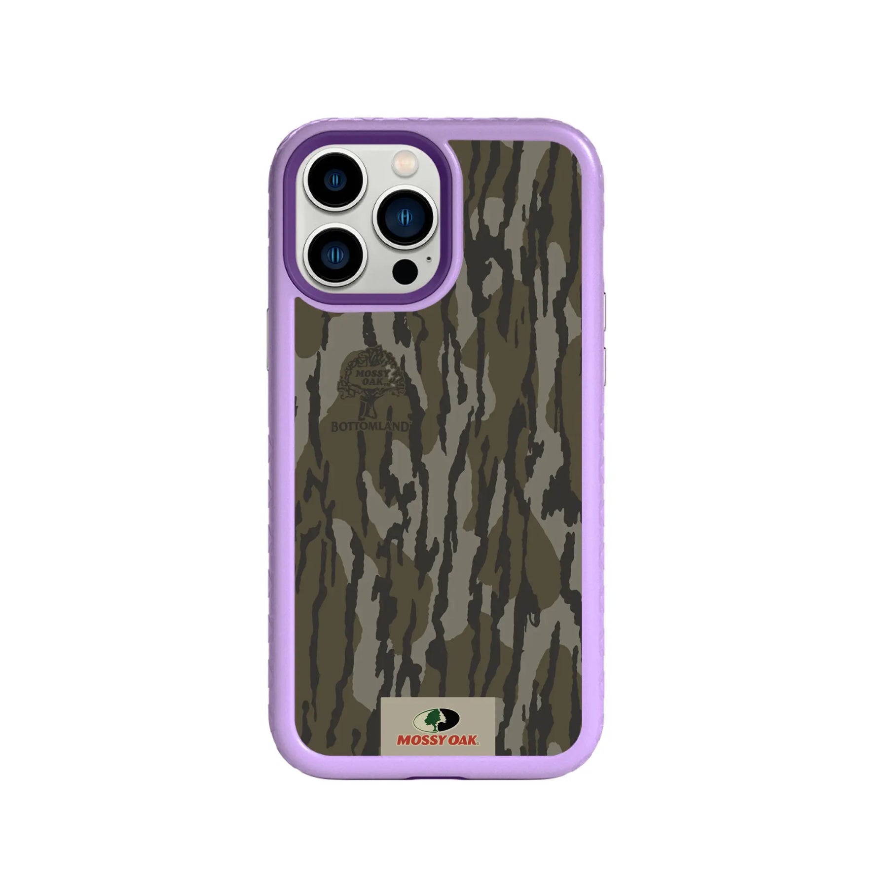 Mossy Oak Fortitude Series for Apple iPhone 13 Pro Max - Bottomland Orig - Custom Case - LilacBlossomPurple - cellhelmet