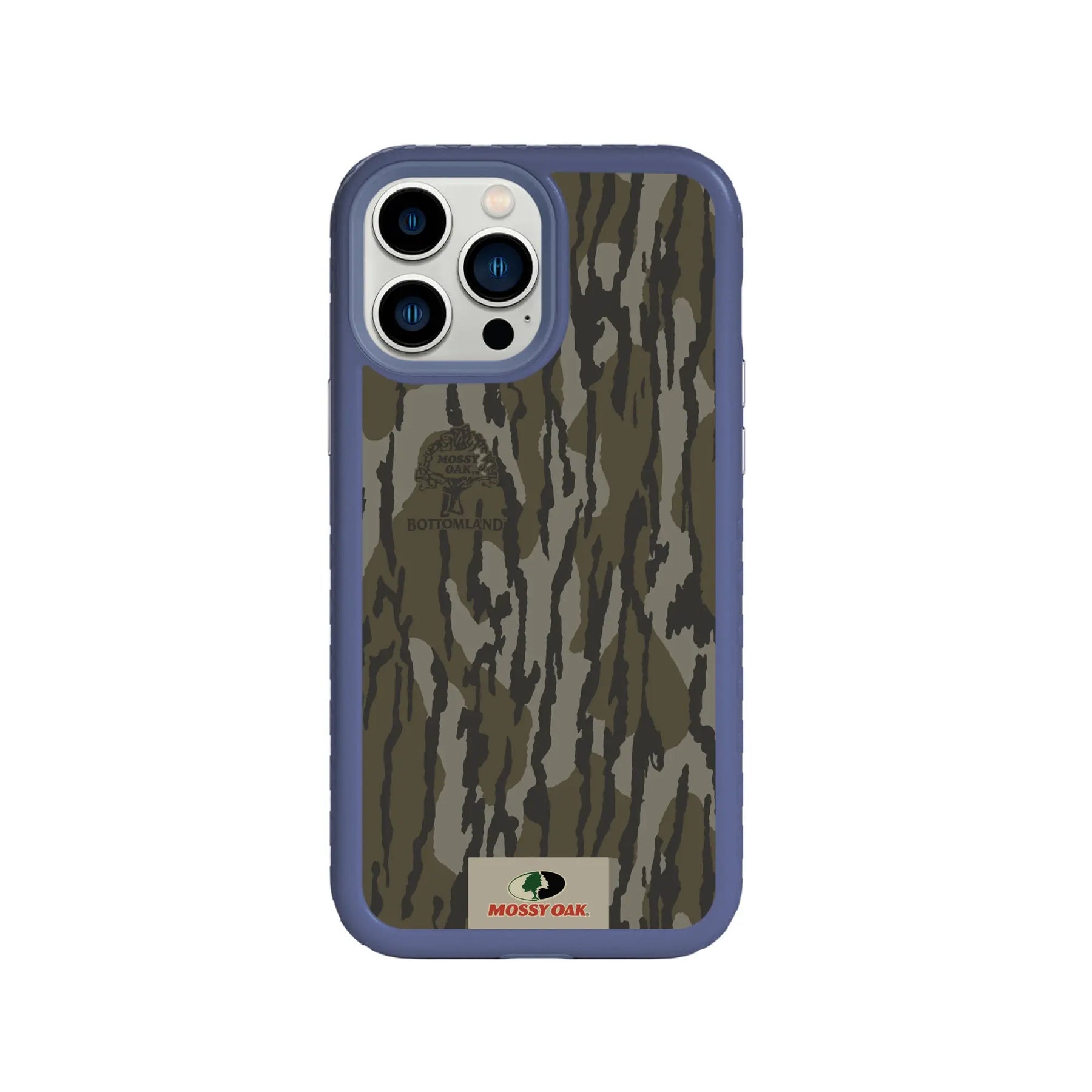 Mossy Oak Fortitude Series for Apple iPhone 13 Pro Max - Bottomland Orig - Custom Case - SlateBlue - cellhelmet