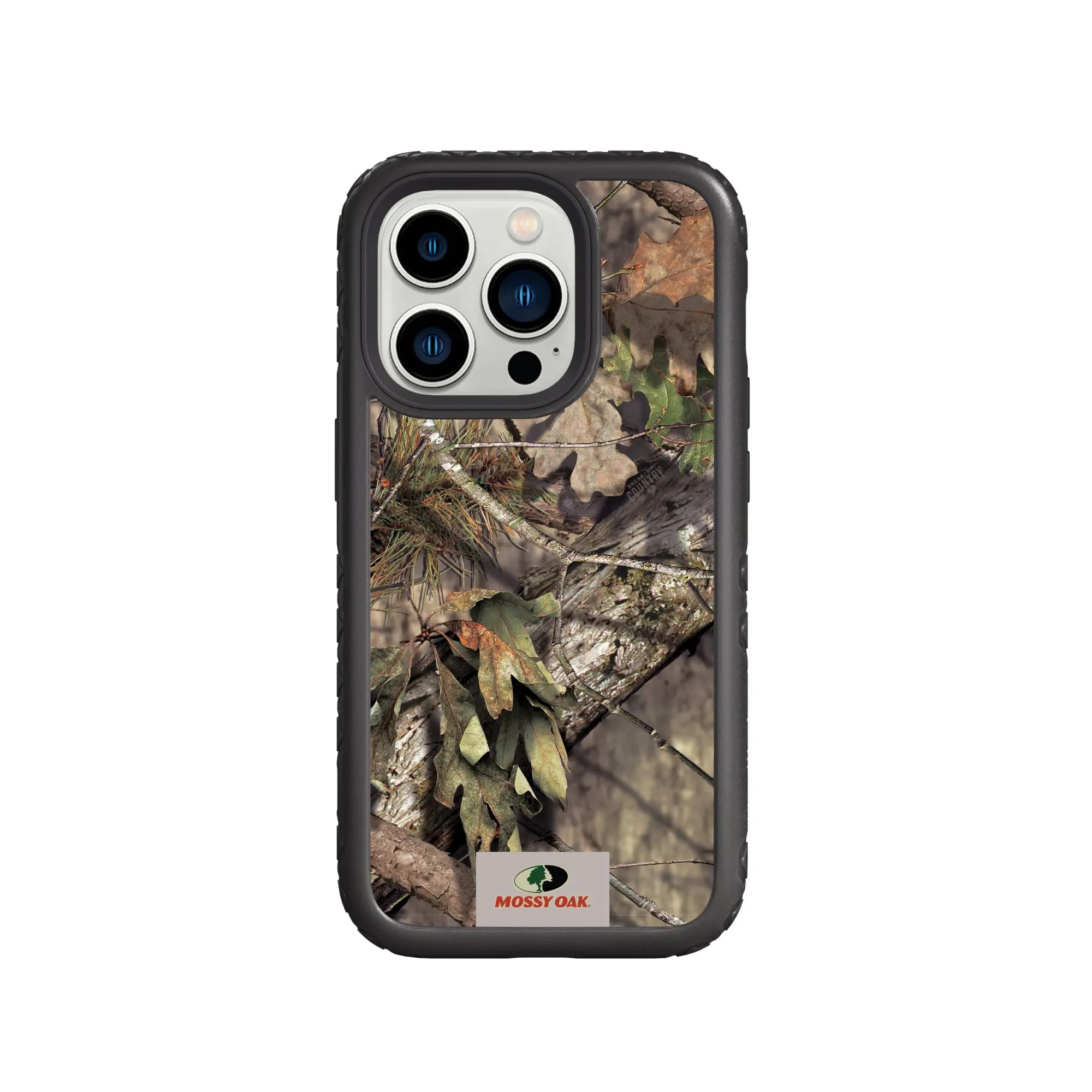Mossy Oak Fortitude Series for Apple iPhone 14 Pro - Breakup Country - Custom Case - OnyxBlack - cellhelmet