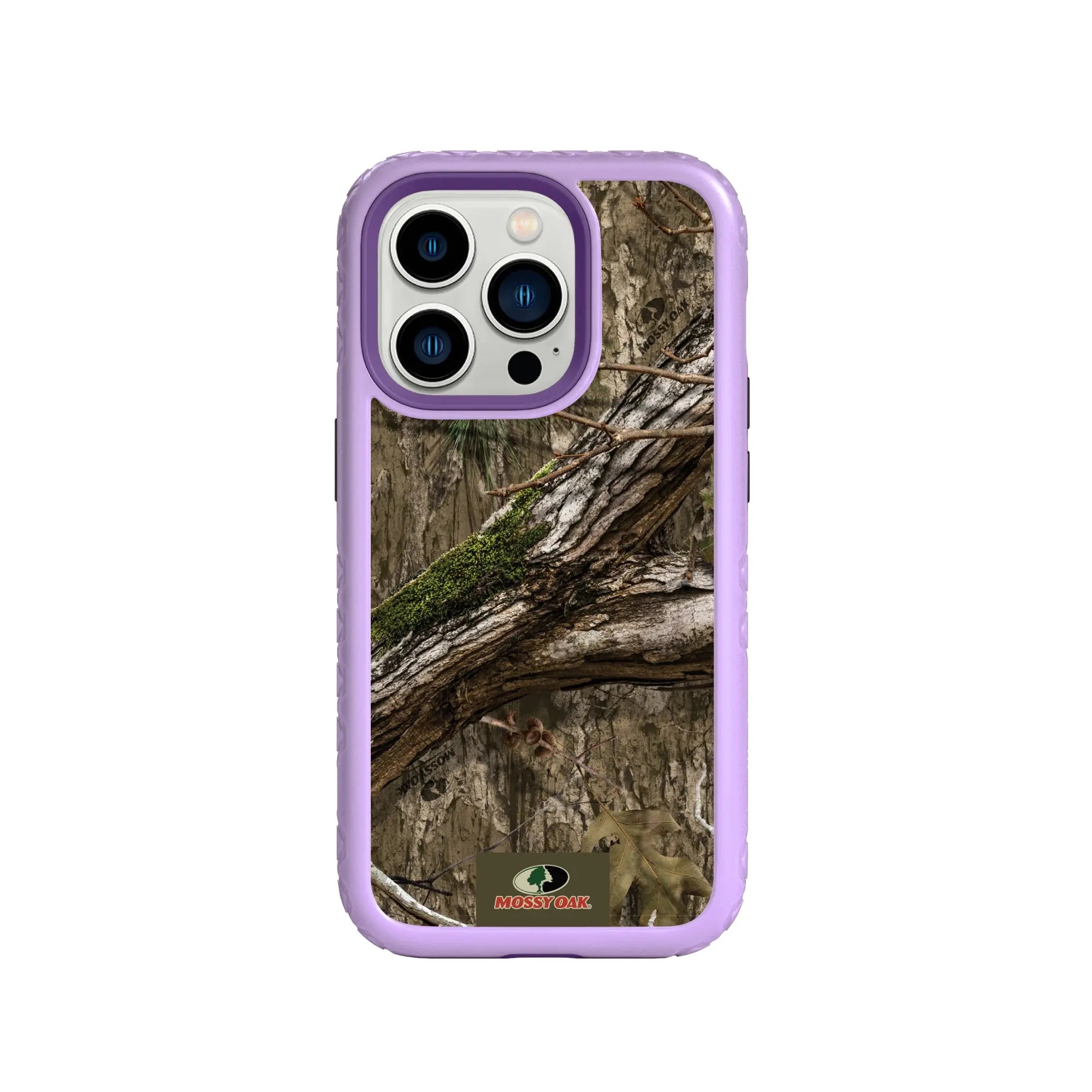 Mossy Oak Fortitude Series for Apple iPhone 14 Pro - Country DNA - Custom Case - LilacBlossomPurple - cellhelmet