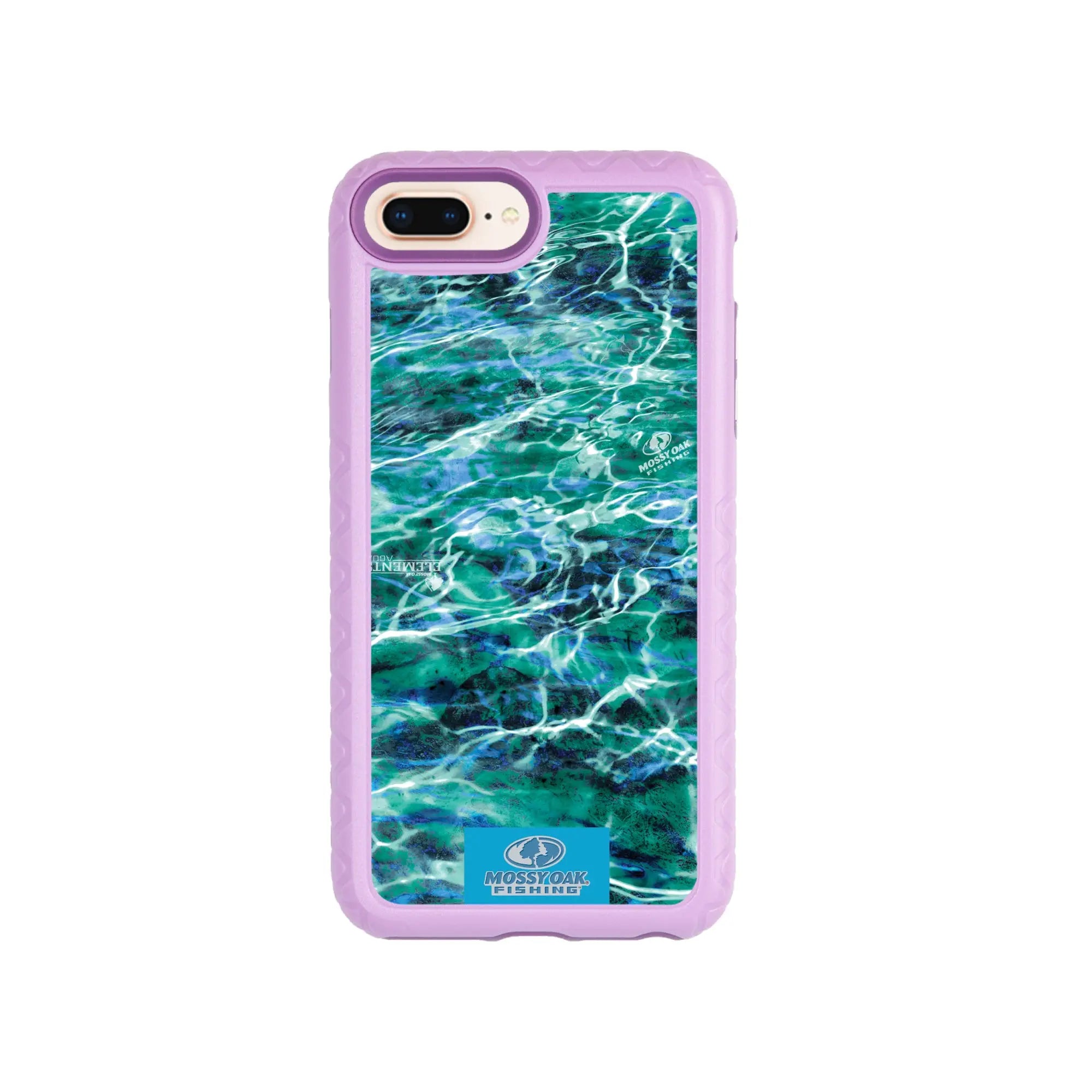 Mossy Oak Fortitude Series for Apple iPhone 6/7/8 Plus - Agua Seafoam - Custom Case - LilacBlossomPurple - cellhelmet