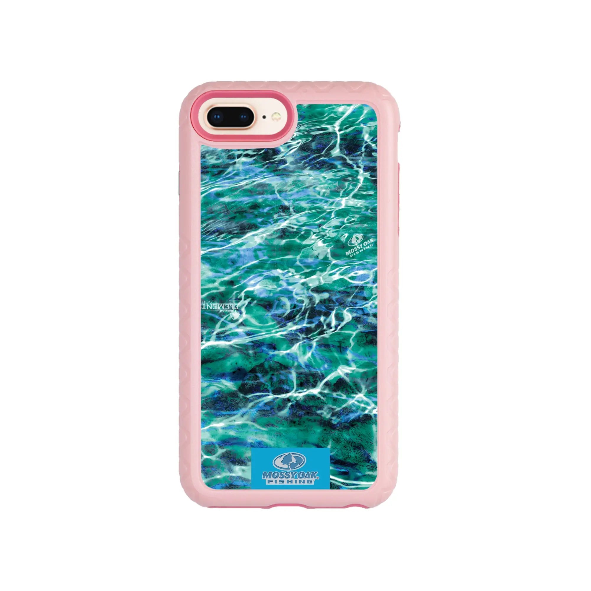 Mossy Oak Fortitude Series for Apple iPhone 6/7/8 Plus - Agua Seafoam - Custom Case - PinkMagnolia - cellhelmet