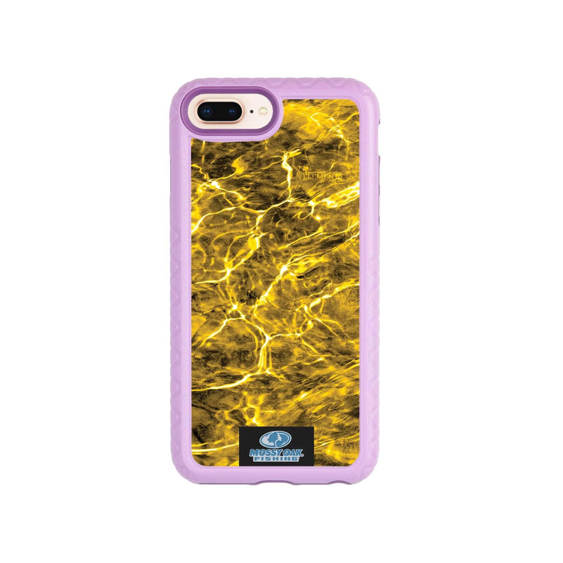 Mossy Oak Fortitude Series for Apple iPhone 6/7/8 Plus - Agua Yellowfin - Custom Case - LilacBlossomPurple - cellhelmet