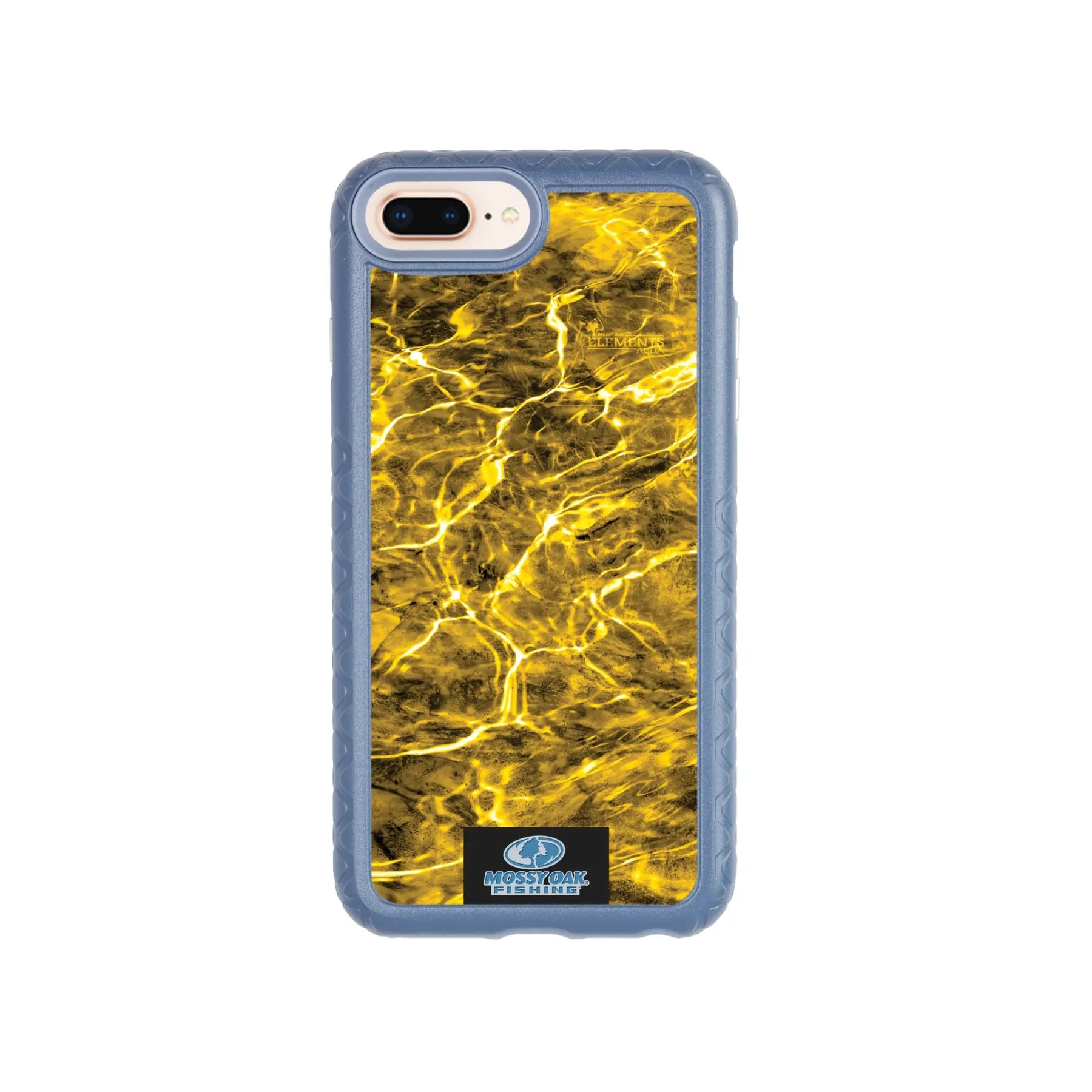 Mossy Oak Fortitude Series for Apple iPhone 6/7/8 Plus - Agua Yellowfin - Custom Case - SlateBlue - cellhelmet