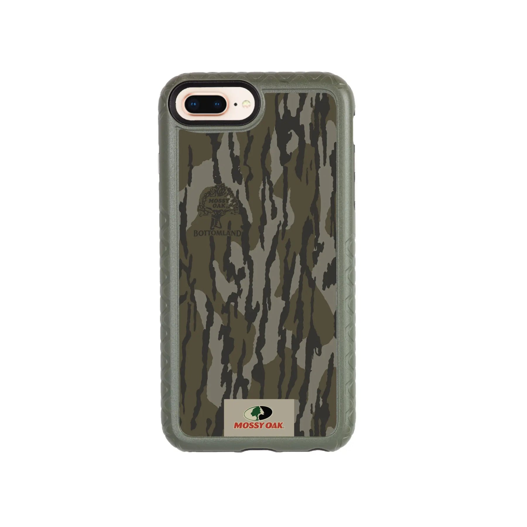 Mossy Oak Fortitude Series for Apple iPhone 6/7/8 Plus - Bottomland Orig - Custom Case - OliveDrabGreen - cellhelmet