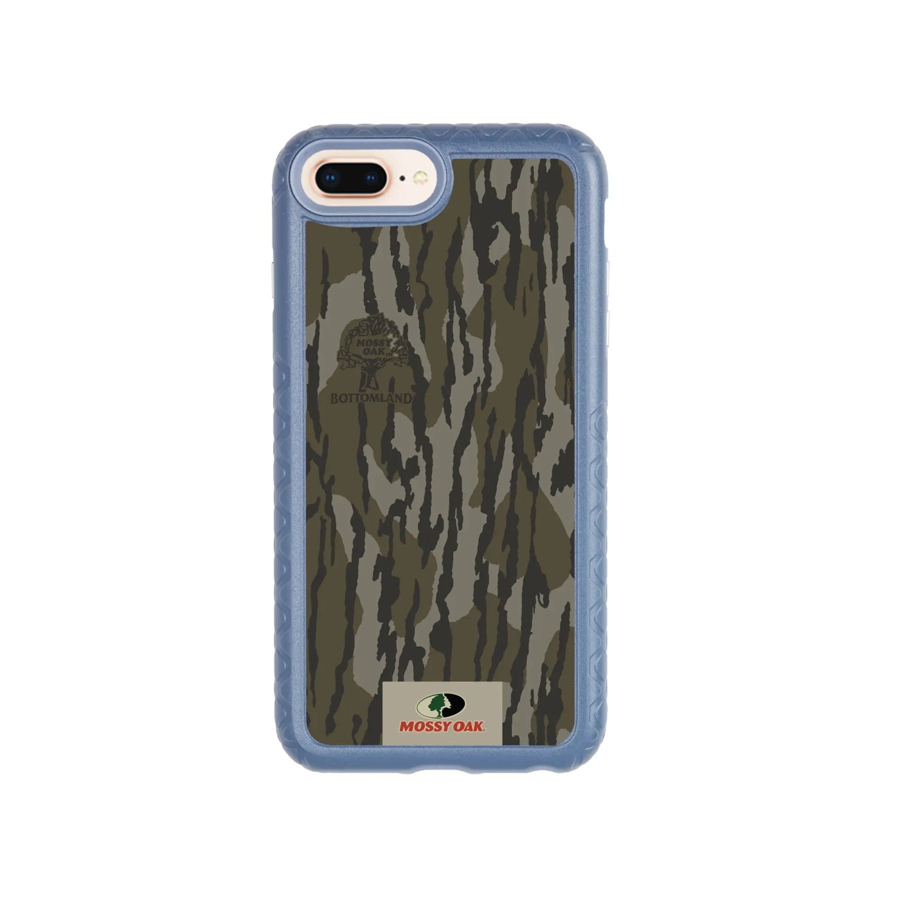Mossy Oak Fortitude Series for Apple iPhone 6/7/8 Plus - Bottomland Orig - Custom Case - SlateBlue - cellhelmet