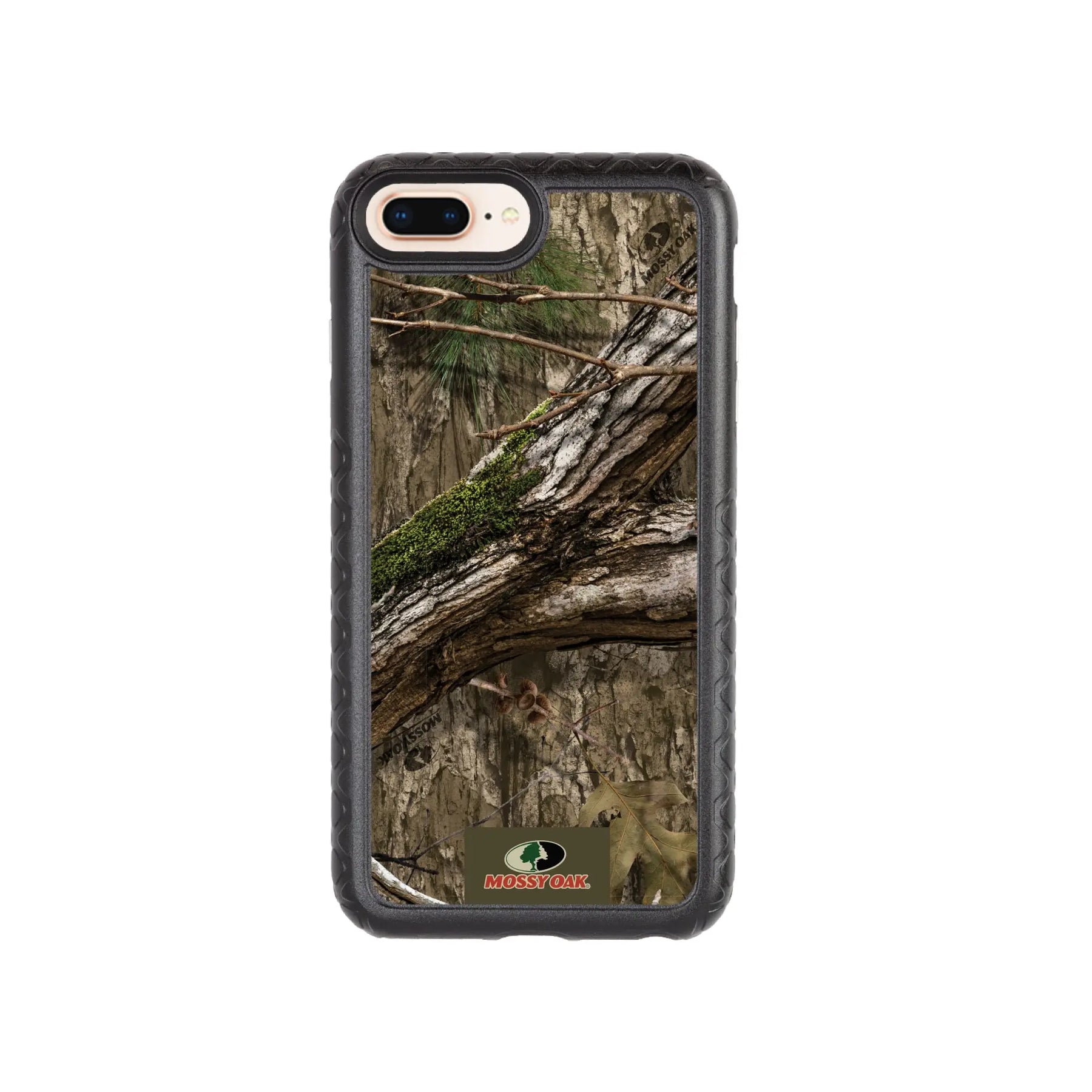 Mossy Oak Fortitude Series for Apple iPhone 6/7/8 Plus - Country DNA - Custom Case - OnyxBlack - cellhelmet