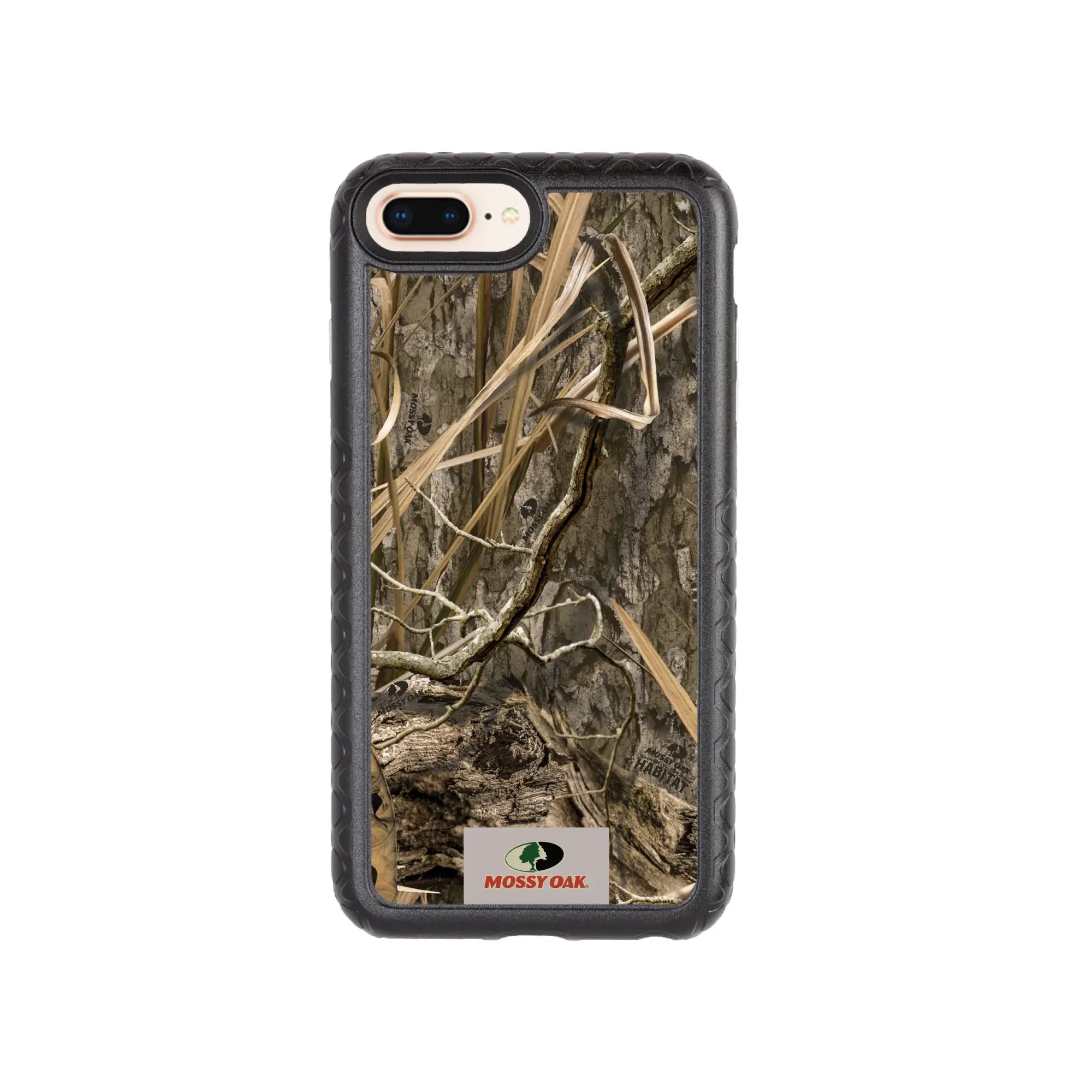 Mossy Oak Fortitude Series for Apple iPhone 6/7/8 Plus - Shadow Grass - Custom Case - OnyxBlack - cellhelmet