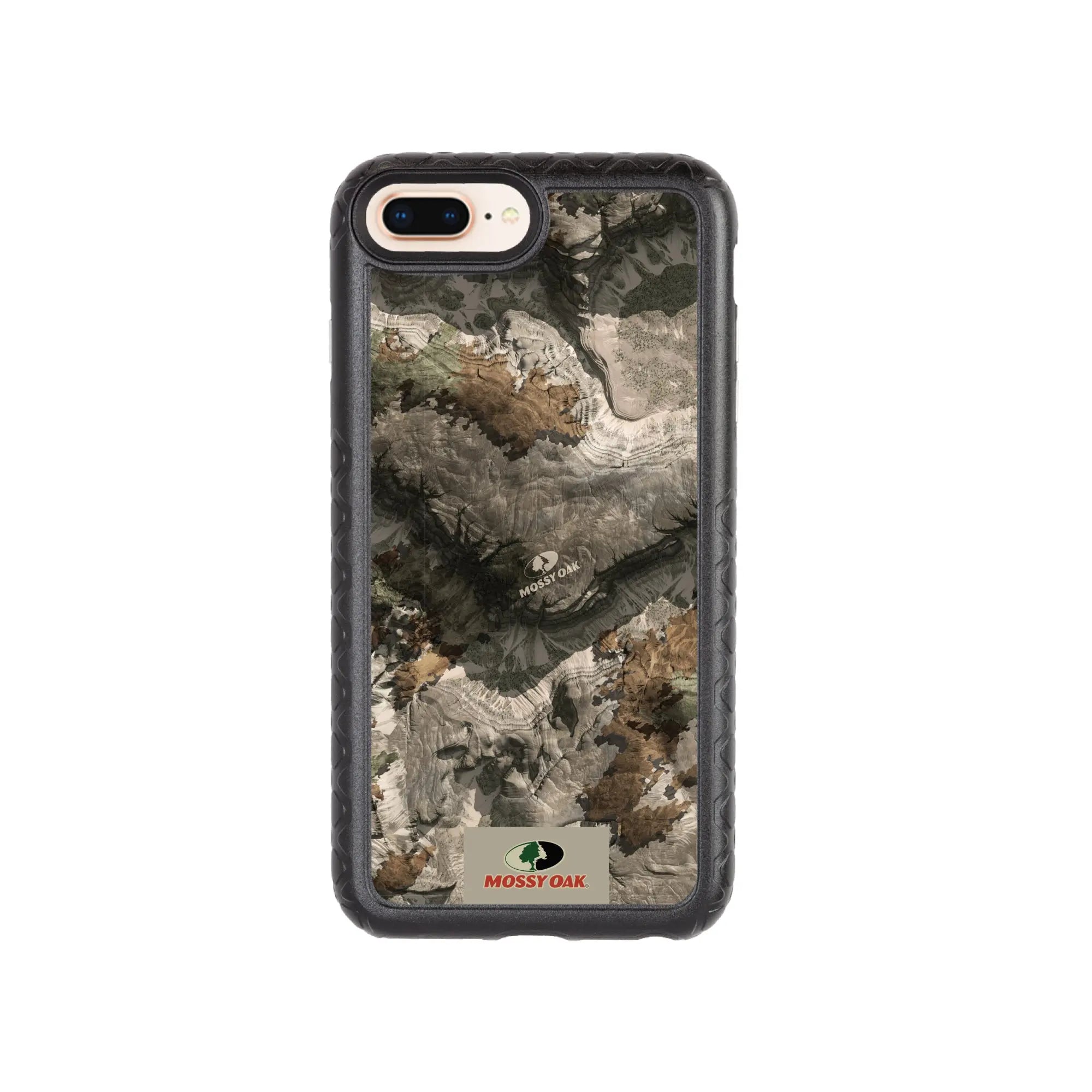 Mossy Oak Fortitude Series for Apple iPhone 6/7/8 Plus - Terra Gila - Custom Case - OnyxBlack - cellhelmet
