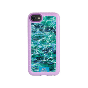 Mossy Oak Fortitude Series for Apple iPhone SE2 / SE3 / 6 / 7 / 8 - Agua Seafoam - Custom Case - LilacBlossomPurple - cellhelmet