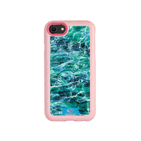Mossy Oak Fortitude Series for Apple iPhone SE2 / SE3 / 6 / 7 / 8 - Agua Seafoam - Custom Case - PinkMagnolia - cellhelmet