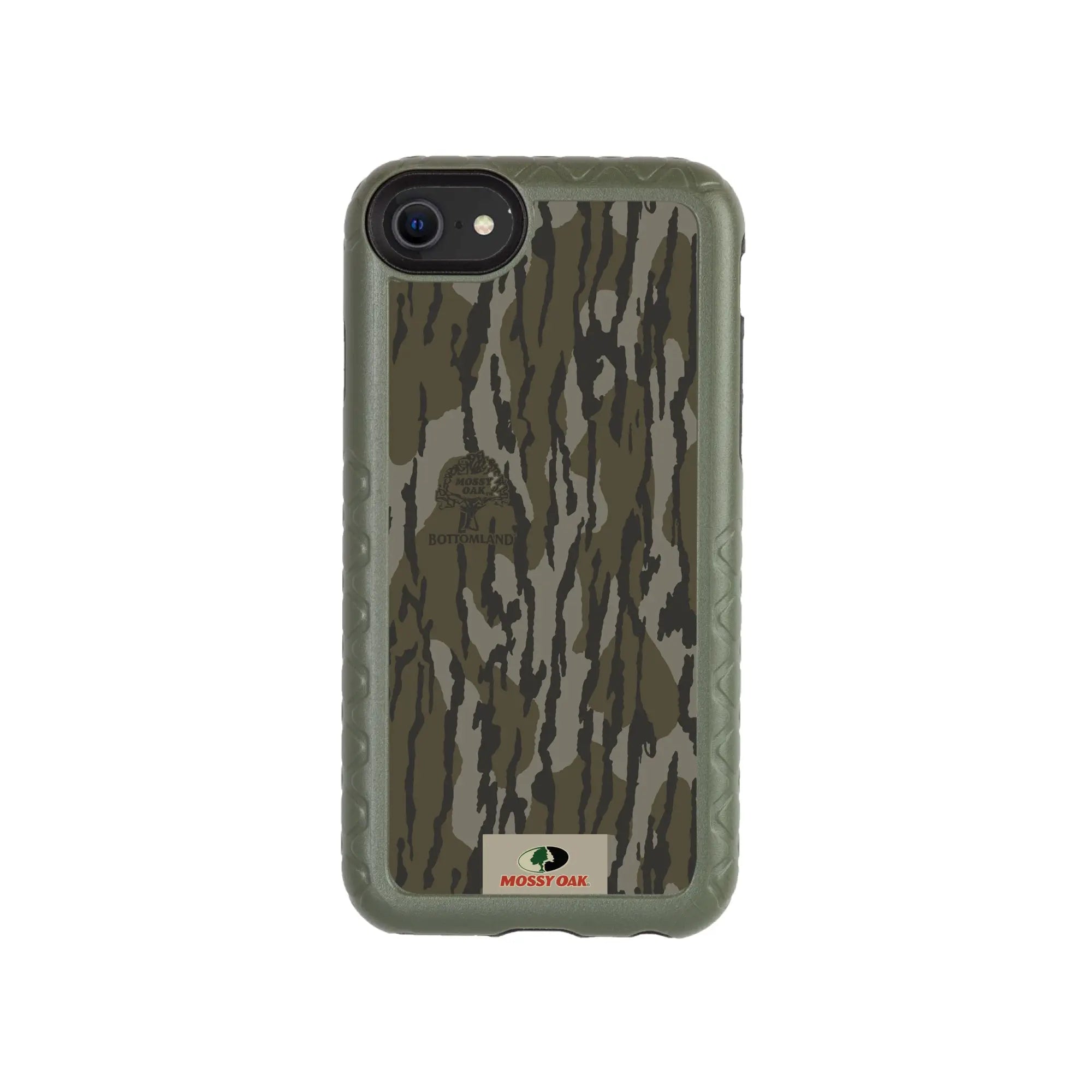 Mossy Oak Fortitude Series for Apple iPhone SE2 / SE3 / 6 / 7 / 8 - Bottomland Orig - Custom Case - OliveDrabGreen - cellhelmet