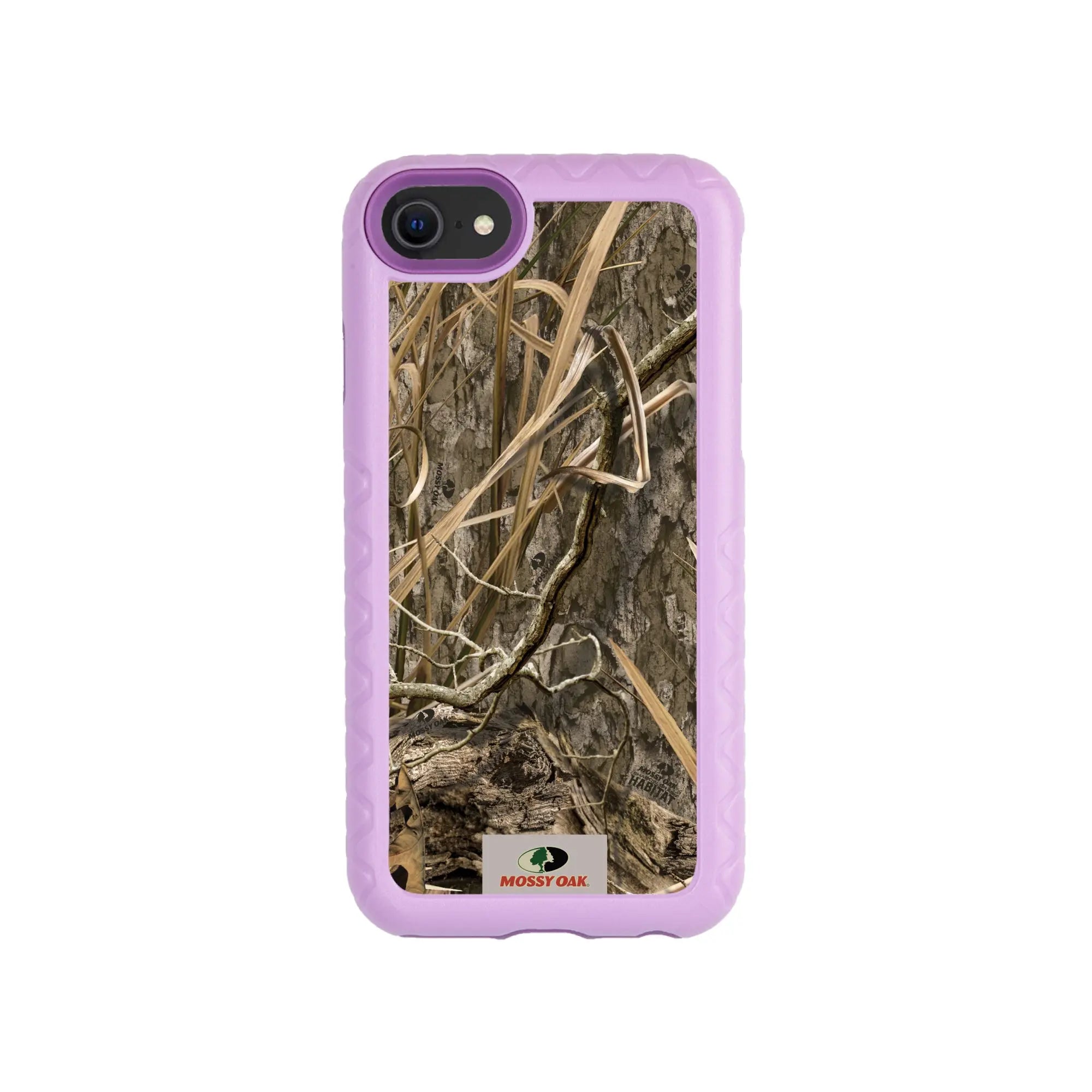 Mossy Oak Fortitude Series for Apple iPhone SE2 / SE3 / 6 / 7 / 8 - Shadow Grass - Custom Case - LilacBlossomPurple - cellhelmet