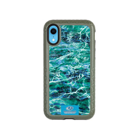 Mossy Oak Fortitude Series for Apple iPhone XR - Agua Seafoam - Custom Case - OliveDrabGreen - cellhelmet