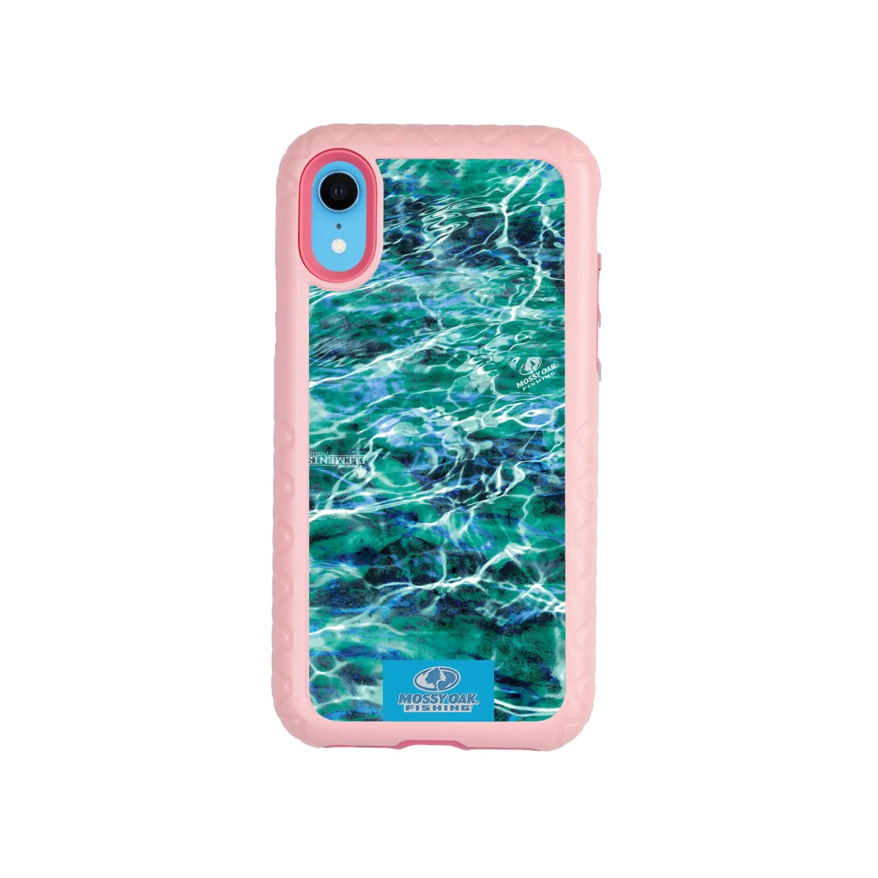 Mossy Oak Fortitude Series for Apple iPhone XR - Agua Seafoam - Custom Case - PinkMagnolia - cellhelmet