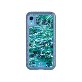 Mossy Oak Fortitude Series for Apple iPhone XR - Agua Seafoam - Custom Case - SlateBlue - cellhelmet