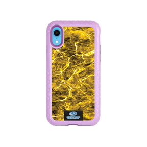 Mossy Oak Fortitude Series for Apple iPhone XR - Agua Yellowfin - Custom Case - LilacBlossomPurple - cellhelmet