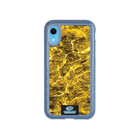 Mossy Oak Fortitude Series for Apple iPhone XR - Agua Yellowfin - Custom Case - SlateBlue - cellhelmet
