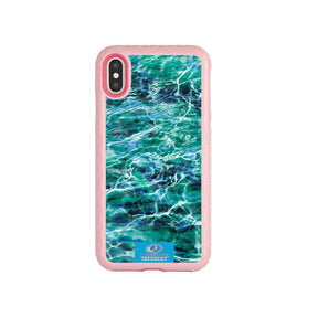 Mossy Oak Fortitude Series for Apple iPhone XS Max - Agua Seafoam - Custom Case - PinkMagnolia - cellhelmet