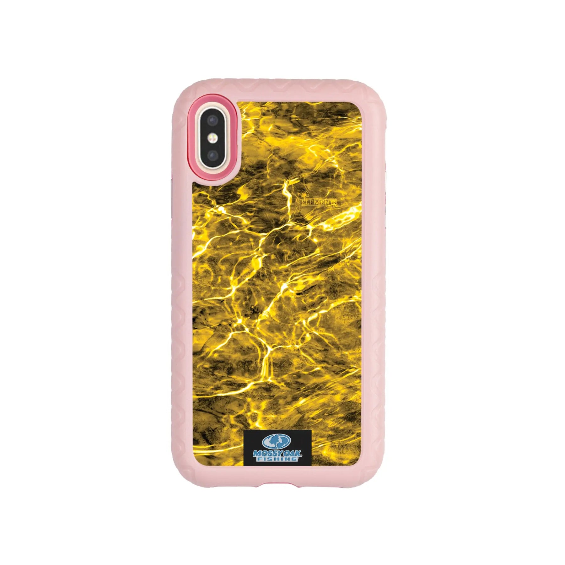Mossy Oak Fortitude Series for Apple iPhone XS Max - Agua Yellowfin - Custom Case - PinkMagnolia - cellhelmet