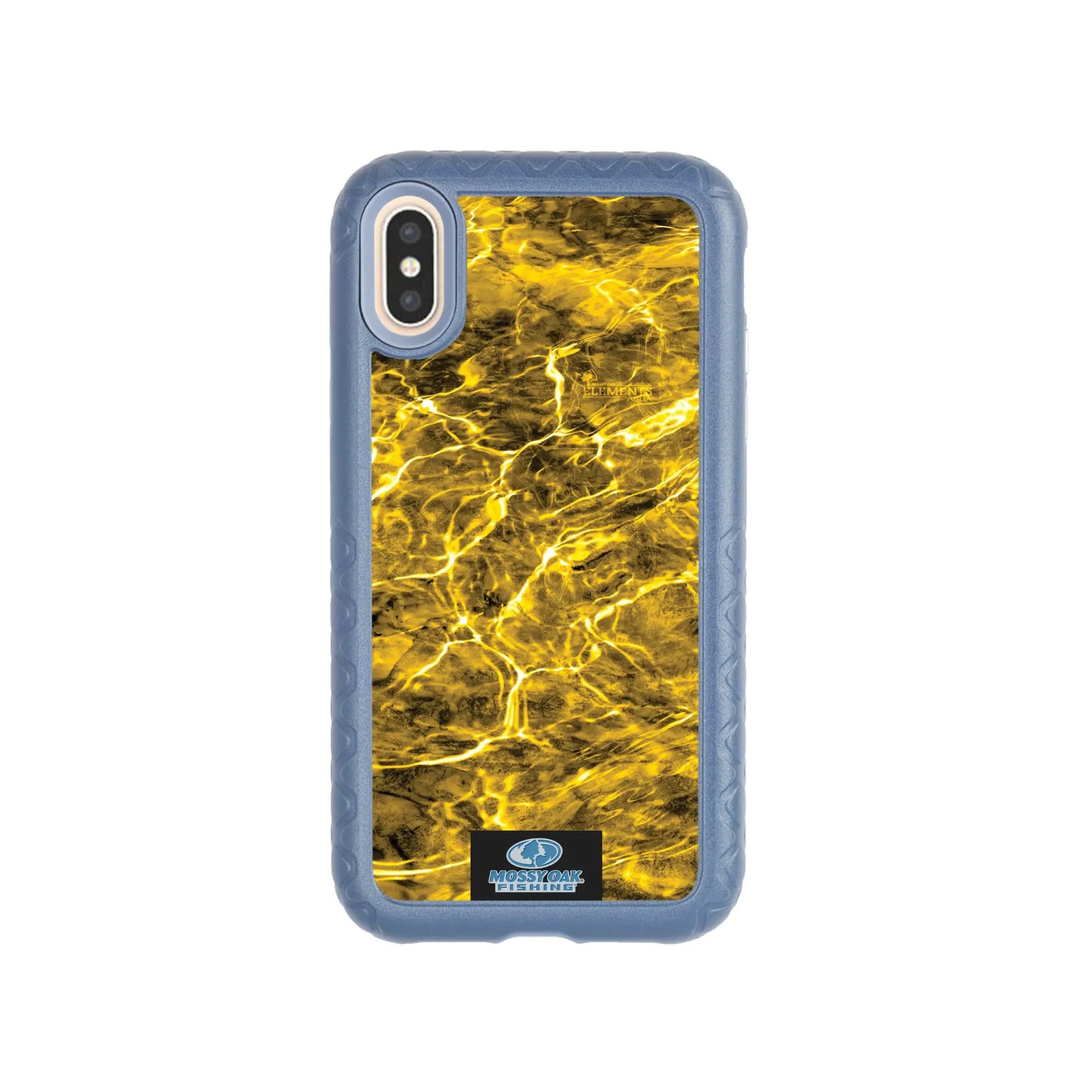Mossy Oak Fortitude Series for Apple iPhone XS Max - Agua Yellowfin - Custom Case - SlateBlue - cellhelmet