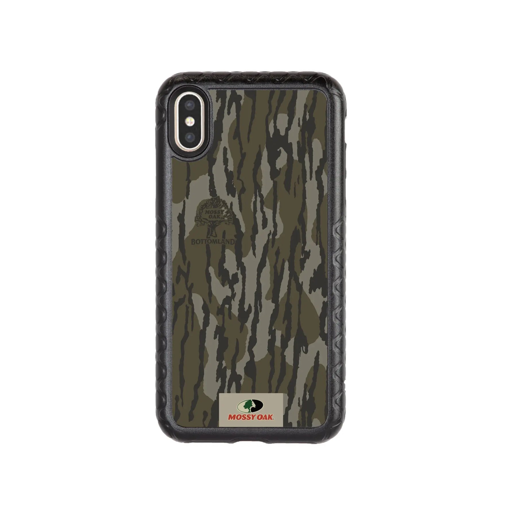 Mossy Oak Fortitude Series for Apple iPhone XS Max - Bottomland Orig - Custom Case - OnyxBlack - cellhelmet